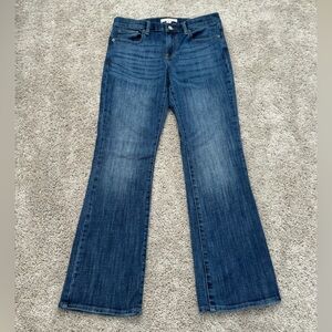 Lucky Brand Sweet Mid Rise Bootcut Jeans Size 8/29 Medium Wash Stretch Denim